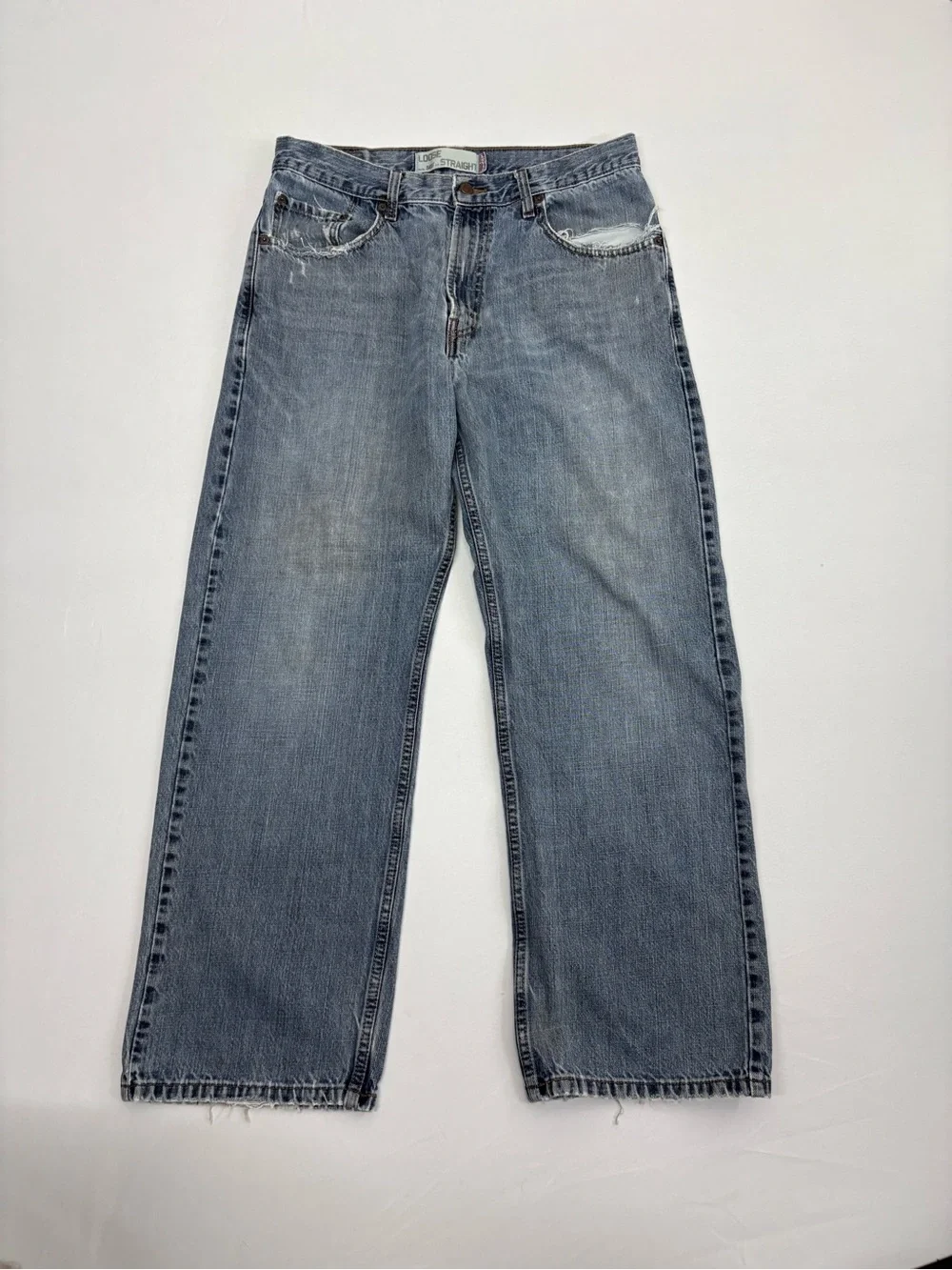 Levi’s 569 Jeans Loose Baggy Wide Leg Grunge Skate Distressed Faded Y2K 33x32